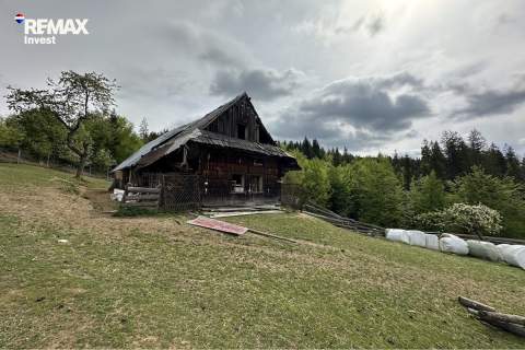 Istebna widokowa działka 6600 m z domem, stawem