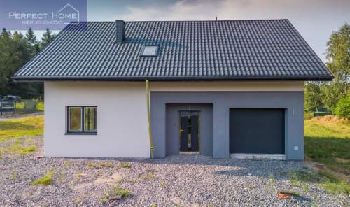 Nowoczesny dom 120,5 m2 na dużej działce 959 m2 - stan deweloperski