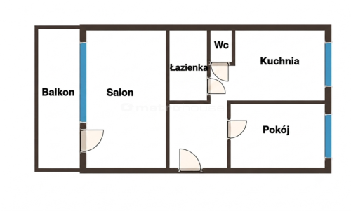 Mieszkanie na sprzedaż, 42 m2, Łódź