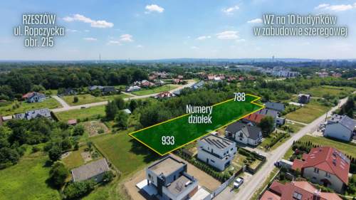 Działka inwestycyjna z WZ na 10 szeregówek