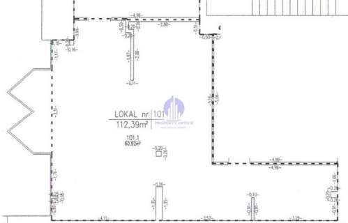 Mokotów lokal biurowo-usługowy o pow. 110 m2 do wynajęcia