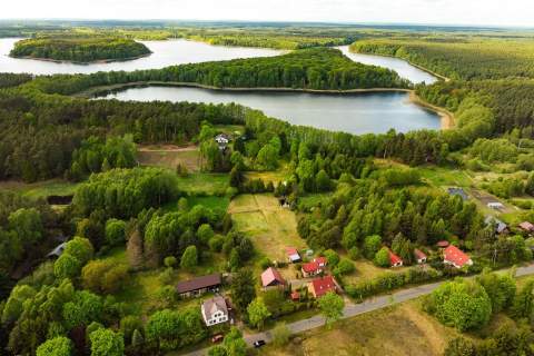 Działka pod dom w okolicy Choszczna, jezioro i las
