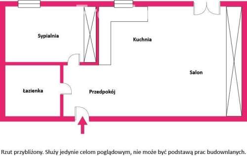 2 pokoje 41,69 m Nowe wykończenie