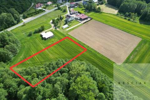Działka budowlana z częścią leśną - blisko Zakliczyna i Tarnowa...