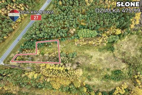 Na sprzedaż działka przy drodze nr 27 z MPZG