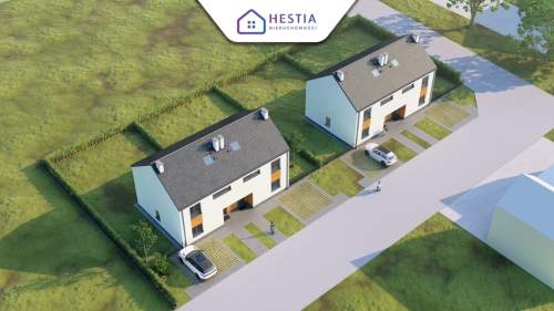 Nowa inwestycja bliźniaków bez skosów w Dobrej