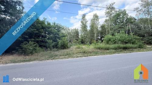 Działka budowlana Rosanów-Zgierz przy lesie