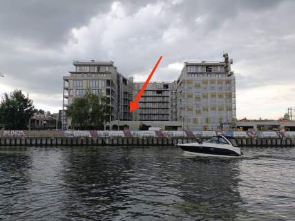 Wyjątkowa kawalerka z 15 m ogródkiem i widokiem na Motławę