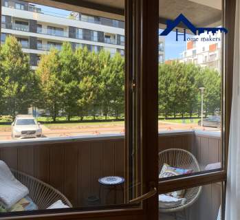 Dwu pokojowy apartament przy Polach Mokotowskich