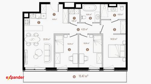 LOFT M4 - widok na park - bez PCC i prowizji