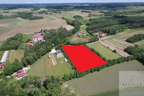  DZIAŁKA INWESTYCYJNA Z WARUNKAMI ZABUDOWY NA 8 DOMÓW