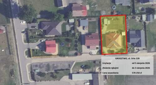 Do zamieszkania, pod Kruszwicą, licytacja komornicza