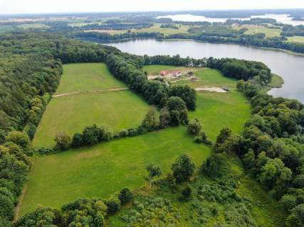 Działka 3,3 ha z własną linią brzegową j. Narie