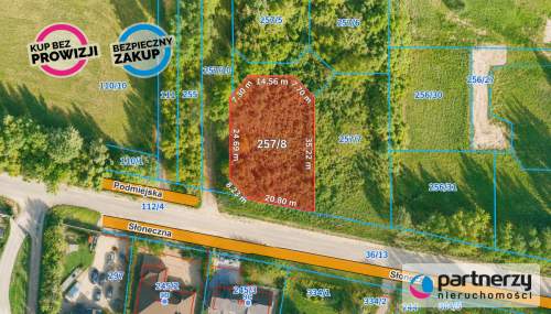Działka koło Pruszcza Gdańskiego, MPZP, pow 904m2