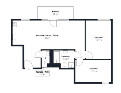 3 pokoje Balkon Garaż Bulwary Centrum