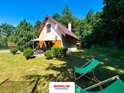 Dom przy ścianie lasu 170m od jeziora Mazury