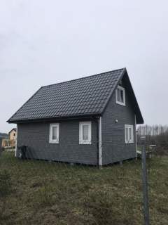 LELESZKI - ZABUDOWANA DOMKIEM SKANDYNAWSKIM DZIAŁK