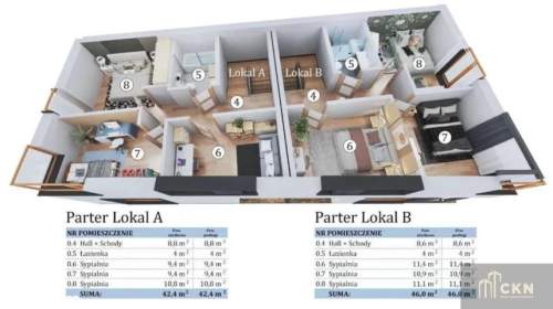 KLINY - DOM W ZABUDOWIE BLIŹNIACZEJ- 130 m2