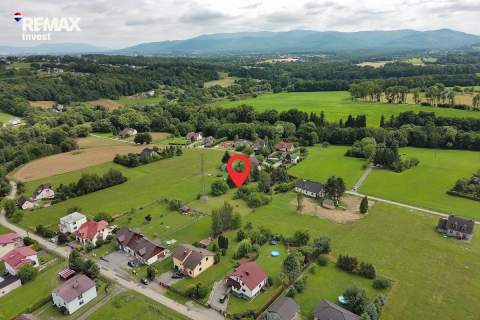 Działka budowlana z mediami - Bielowicko