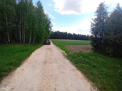 Widokowa działka otoczona lasem