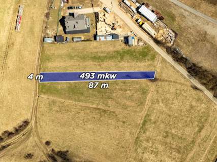 Działka budowlana Chochołów - 493m2