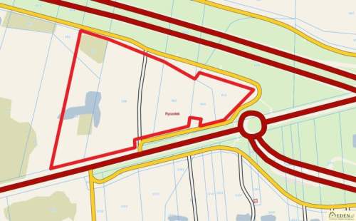 Sprzedam działki budowlane o pow. 4,4 ha w Ryczołek przy A2