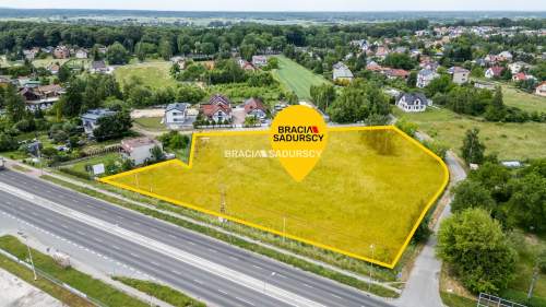 Atrakcyjny teren Tarnów przy drodze 94