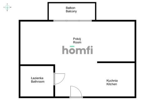 Komfortowa kawalerka w centrum w bloku z siłownią