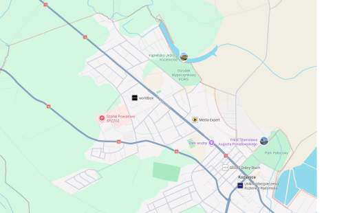 Działka budowlana 1327 m2 położona w Kozienicach Kozienice