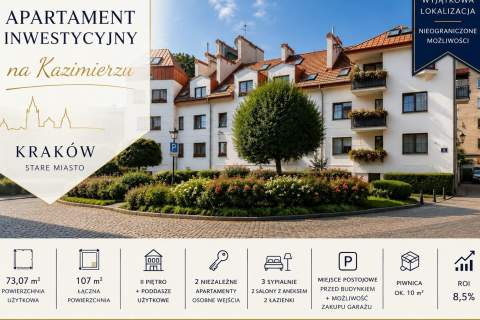 Apartament premium Kraków Kazimierz Stare Miasto