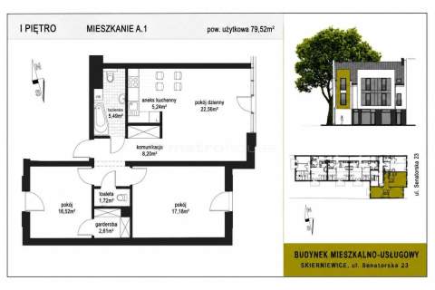 Mieszkanie w nowym budownictwie centrum miasta