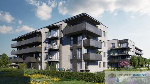 Rodzinne osiedle, duży narożny balkon 
