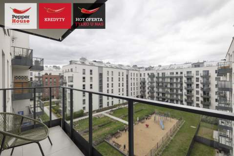 Angielska Grobla Wyspa Spichrzów balkon