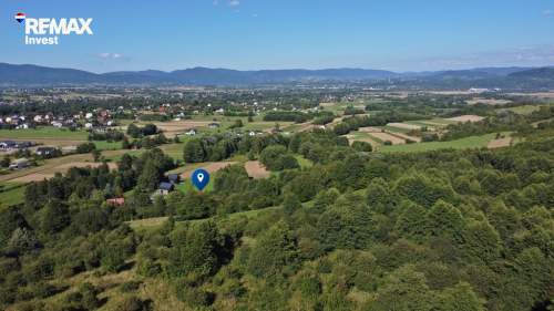 Działka rekreacyjna 1439m2 w Radziechowach