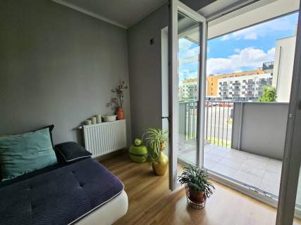 2 pokoje balkon 1 piętro winda Jagodno Krzyki Wroc