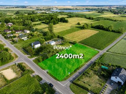 Działka budowlana o powierzchni 2400 m2- Żółtańce