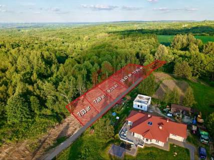 5 działek na Magdalence, otoczone lasem WZ, media