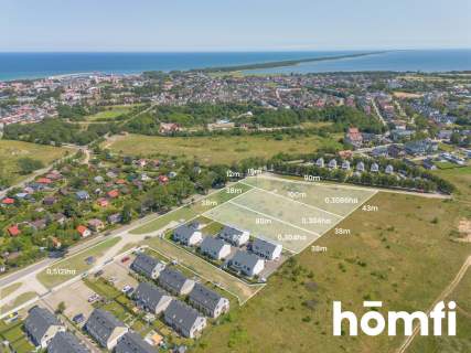Unikatowe 3 działki budowlane 9166 m2 Władysławowo