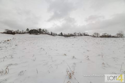 Widokowa działka inwestycyjna w Bieszczadach.