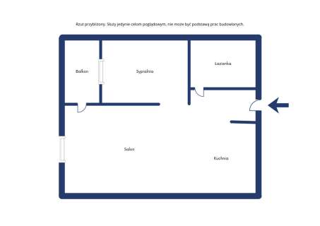 2 pokoje po remoncie Balkon Puławy