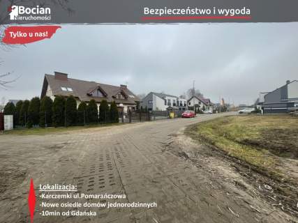 Uzbrojona, płaska działka na osiedlu domów