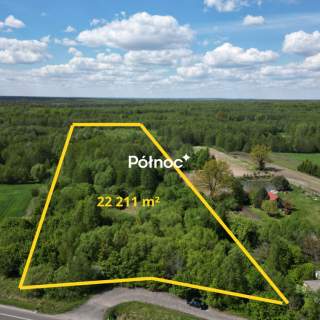 Atrakcyjna działka 22 211 m   Ludwinów