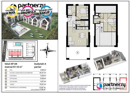 Komfortowy apartament z tarasem nad morzem 