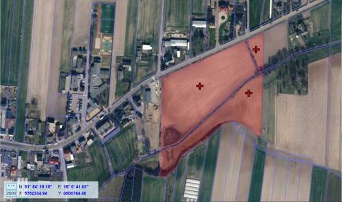 Działka rolno-inwestycyjna o powierzchni 4,03 ha, Blizanówek