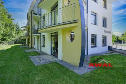 3-pokojowy apartament z ogródkiem FREGATA