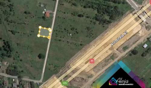 Działka przemysłowo - usługowa blisko autostrady