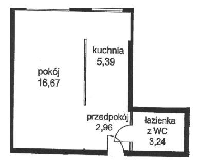Kawalerka po remoncie 1 piętro, centrum Czerwionki