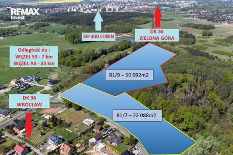 Tereny produkcyjno magazynowo usługowe przy DK 36