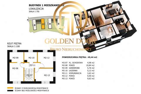Dom w zabudowie bliźniaczej 93m2 Rzeszów