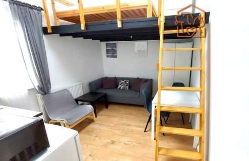 Kawalerka z antresola, pet friendly - Jasna 11-13